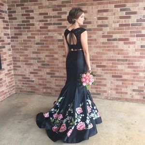 Sherri Hill two-piece Prom Dress